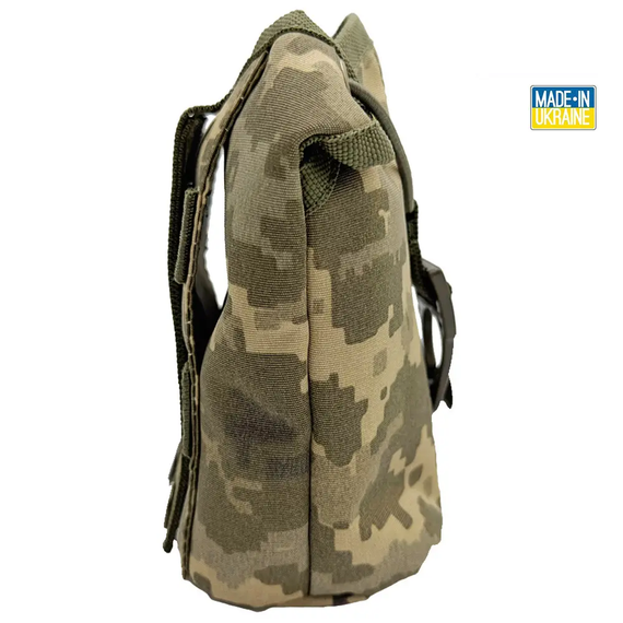 Фляга армійська 1л в чохлі-підсумку Оксфорд 1000 D PU Піксель ММ-14 (фляга тактична польова індивідуальна) | Зображення 1