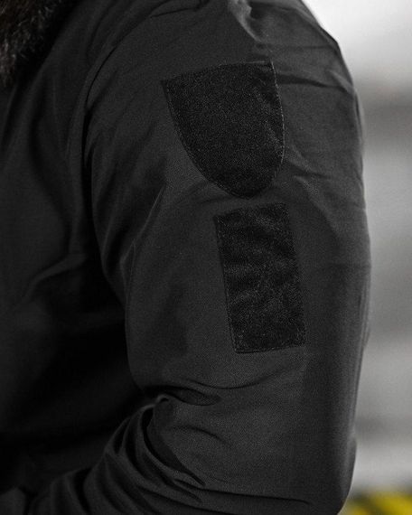 Летний эластичная тактический костюм agony черный НП4880 | Зображення 6