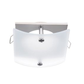 Світильник точковий декоративний HDL-AJ SN/WHITE GLASS MR16