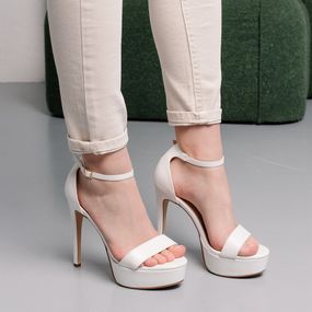 Женские босоножки Fashion Sharon 3992 38 размер 245 см Белый