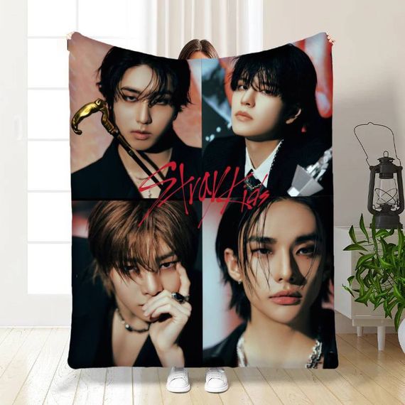 Плед 3D Stray Kids NEW Коллаж 17099 160х200 см