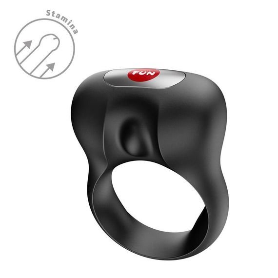 Ерекційне віброкільце Fun Factory Steady Black Sex Aura