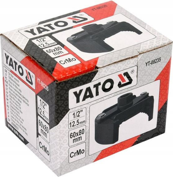 Ключ масляного фильтра разводной 60-80 мм 1/2 YATO YT-08235 | Зображення 4