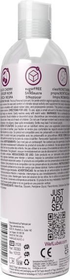 Распродажа!!! Лубрикант на водной основе Wet Oral Play Black Cherry 118 мл (срок до 11.01.2026) sexstyle | Зображення 1