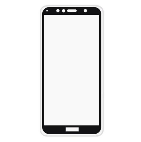 Full Glue захисне скло для Huawei Y6 2018 - Black | Зображення 1