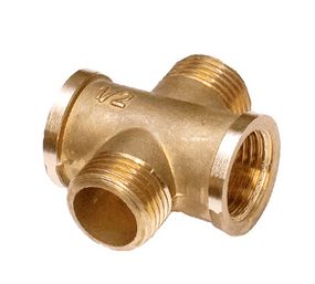Хрестовина 1/2"ВЗВЗ латун., (без покриття), 10/30 шт