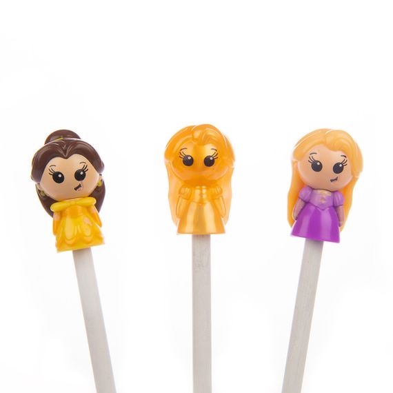 Набор коллекционных фигурок-топеров Принцессы Дисней Sambro DSP20-3980-KV-FO серии "Bop n Tops" | Зображення 2