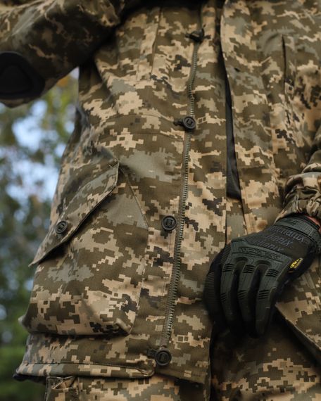 Костюм тактичний Гірка 5 півдемісезон піксель з налокітниками та наколінниками | Зображення 5
