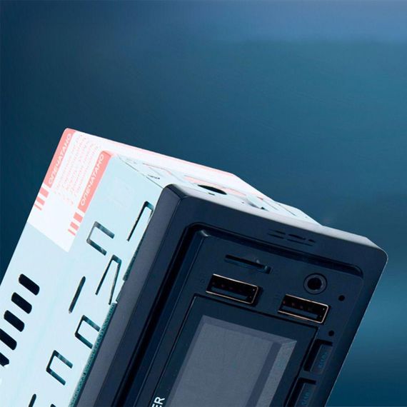 Автомагнітола з пультом ДУ та USB, 1DIN, 1801 / Магнітола в машину з яскравим екраном / Автомобільний магнітофон | Зображення 4