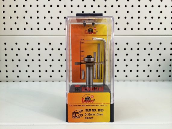 Фреза ГЛОБУС 1023 l10 кромочная фальцевая
