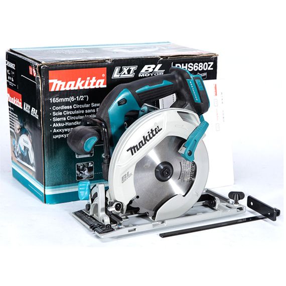 Пила дисковая ручная аккумуляторная Makita DHS680Z (165 мм, 5000 мин-1, 57 мм, BL, LXT, без аккумуляторов и зарядного устройства) | Зображення 7