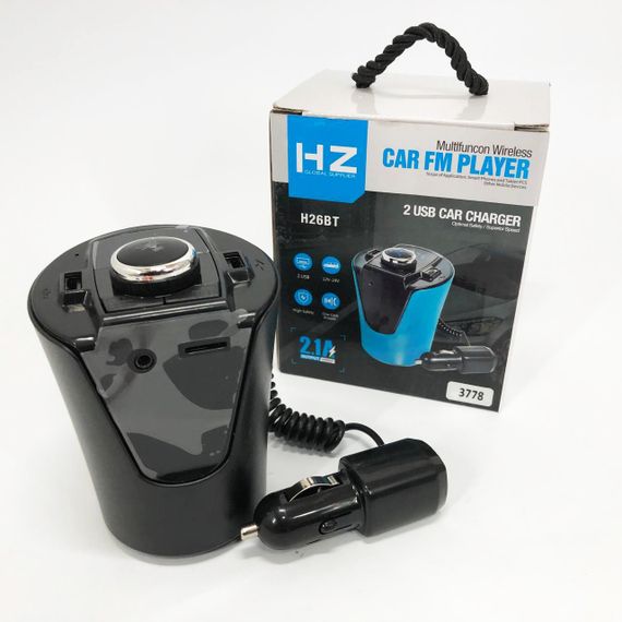 Fm-модулятор хороший звук H26+BT, Передавач для музики в автомобілі, Fm модулятори для телефону GC-11 | Зображення 2