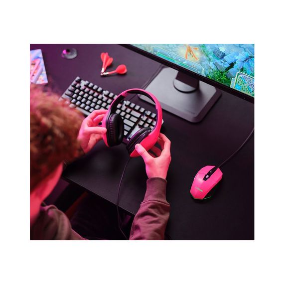 Навушники Trust GXT 415 Zirox 3.5мм Pink (24992) | Зображення 8