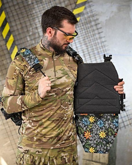 Плитоноска 4 швидких скидань з напашником NETFLIX VTM   ПП4638 | Зображення 6