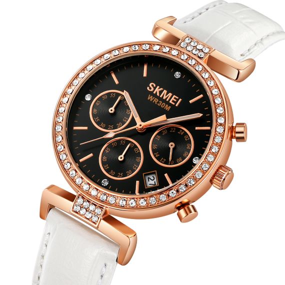 Жіночий годинник Skmei 2089RGWT Rose Gold-White | Зображення 1
