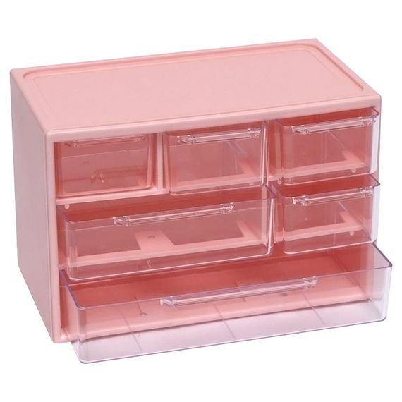 Органайзер настольный WXS-4 на 6 отделений Pink