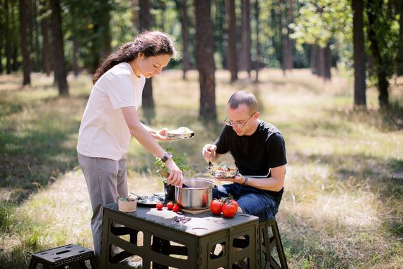 Казанок туристичний Tribe Family Pot 3,5л сталевий, Похідний казан трайб для багаття, Казанок для кемпінгу і риболовлі | Зображення 8