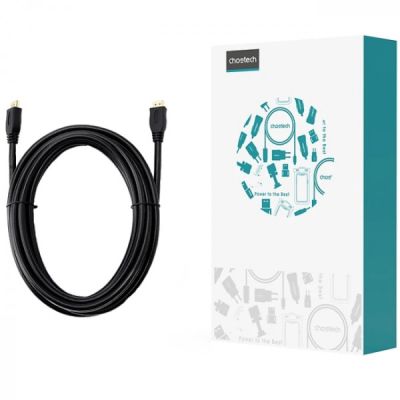 Кабель мультимедийный HDMI to HDMI 5.0m v2.1 8K60Hz 4K120Hz Choetech (XHH-TP21-BK) | Зображення 1