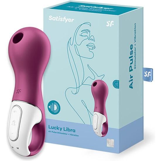 Вакуумний стимулятор клітора SATISFYER Lucky Libra, з вібрацією, силікон Sex Aura | Зображення 4