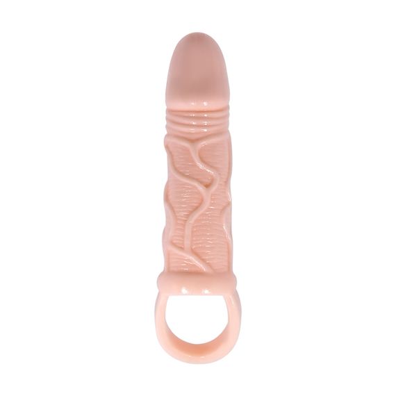 Насадка на член - Pretty Love Carson Vibrating Penis Sleeve Flesh | Зображення 3