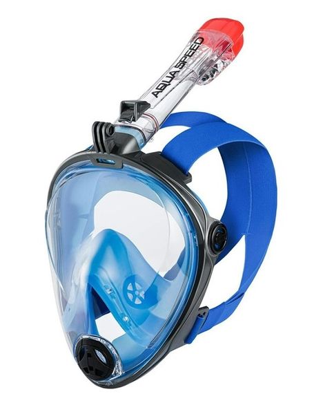 Повнолицьова маска Aqua Speed ​​SPECTRA 2.0 7068 синій, чорний S/M 5908217670687