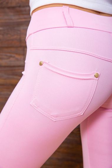 Втягуючі лосини, середньої посадки, колір Рожевий, 172R40 | Зображення 4