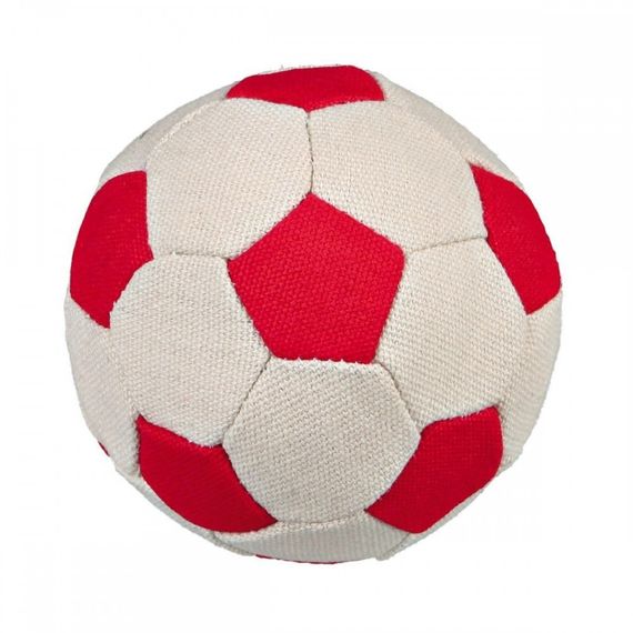 Іграшка Trixie для собак М яч футбольний різні кольори брезент 11 см | Зображення 1