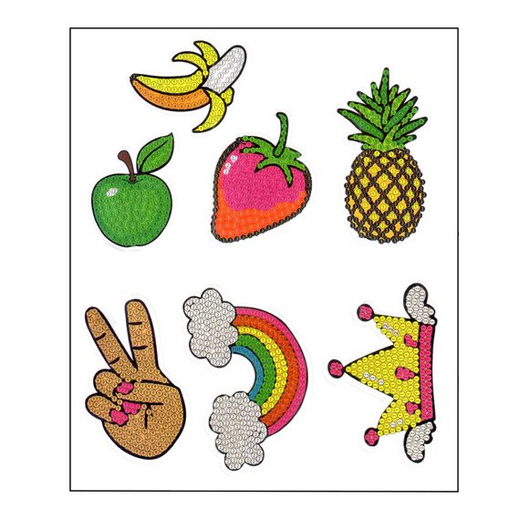 Набір для творчості Алмазна мозаїка "Корона" FG24062201B-3 фігурки-наліпки