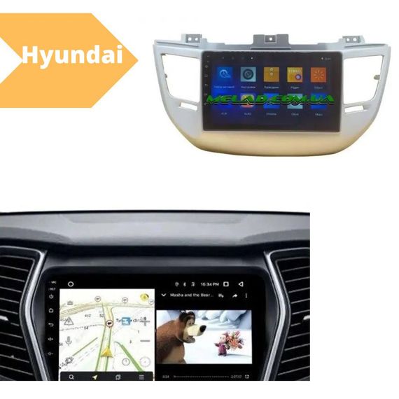Автомагнітола штатна 9-дюймовий екран XPRO для Hyundai Tucson/IX35 2015-2017 (MER-14112_6006) | Зображення 3