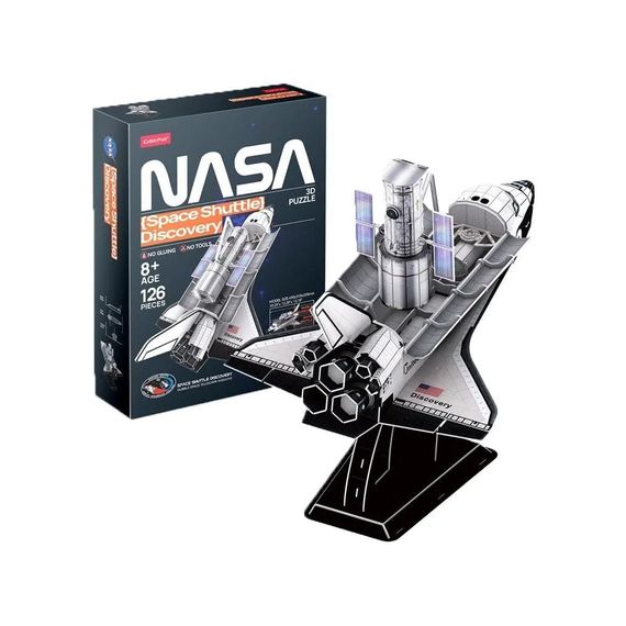 Пазл Cubic Fun 3D NASA Космічний шатл Діскавері (DS1057h) | Зображення 1