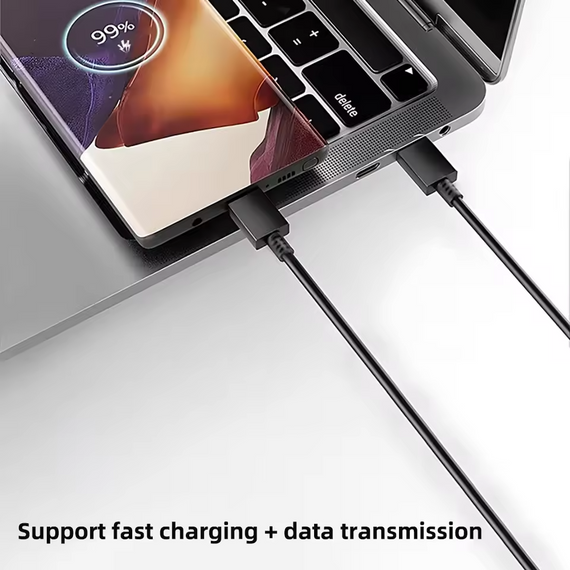 USB-кабель Type-C to Type-C 45W швидке заряджання 1 метр | Зображення 2