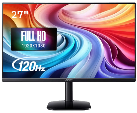 Монiтор 27" Acer KA272G0bi (UM.HX2EE.039) Black