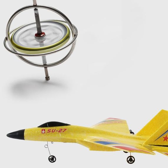 Літак на радіокеруванні SCHE HW28 SU27 Foam Red Yellow | Зображення 3