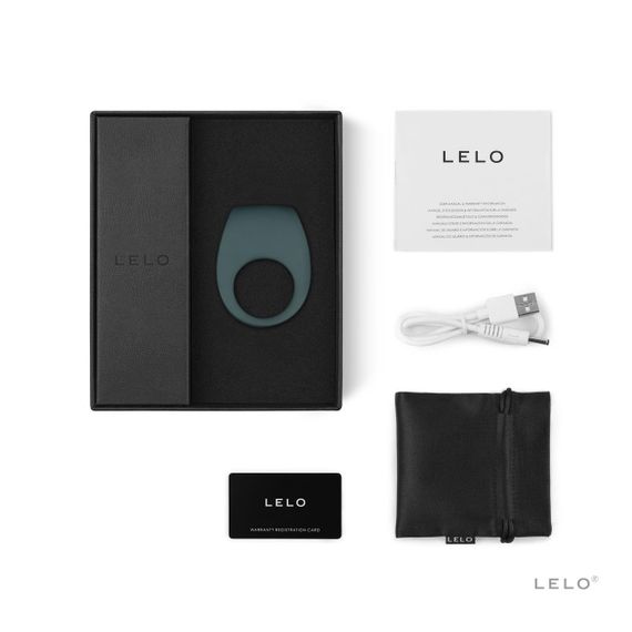 Преміальне ерекційне віброкільце LELO Tor 2 Green для пар | Зображення 4