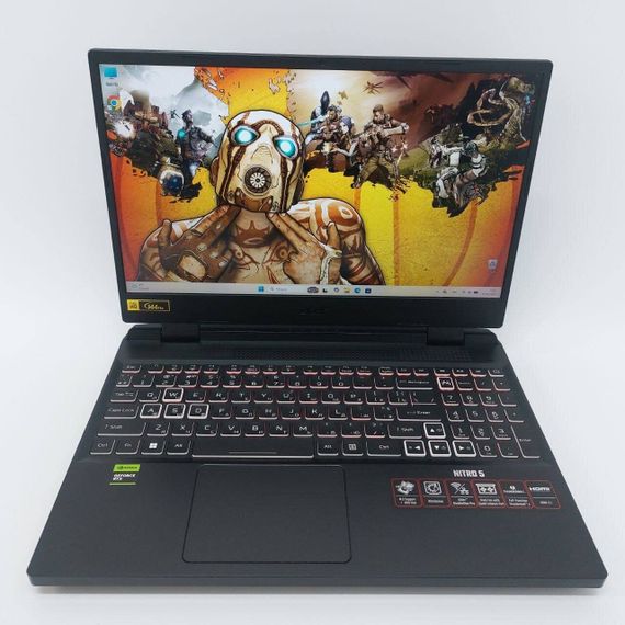 Игровой ноутбук Acer Nitro 5 / 15.6" (1920x1080) IPS / Intel Core i5-12450H (8 (12) ядер по 3.3 - 4.4 GHz) / 16 GB DDR5 / 512 GB SSD / nVidia GeForce RTX 4050, 6 GB GDDR6, 96-bit / WebCam б/у | Зображення 2