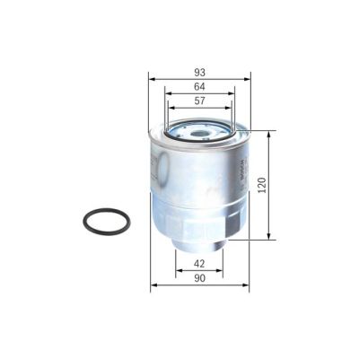 Фильтр топливный Bosch F 026 402 063 | Зображення 2