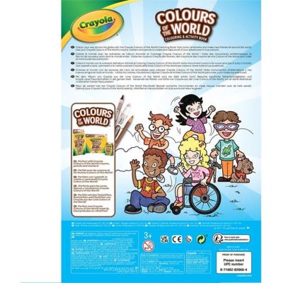 Набор для творчества Crayola Colours of the World Раскраска, 48 страниц (04-2668) | Зображення 1