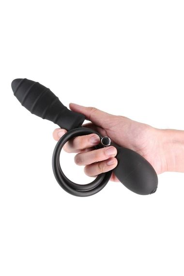 Анальная пробка с накачкой NS Novelties Renegade черная, 69.2 см sexstyle | Зображення 1