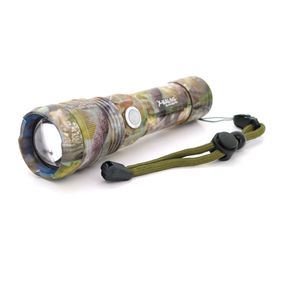 Ліхтар ручний Bailong BL-P512M-P50, 1LED Cree XHP50.2, 19W, 5 режими, ZOOM,18650/ААА/8800mah, Multicam, IP40, кабель USB-micro,