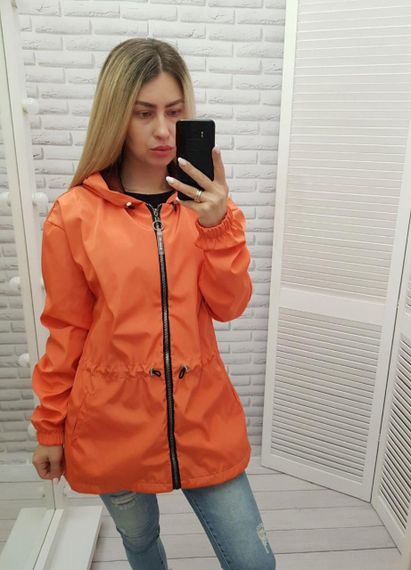 вітровка жіноча помаранчева А101