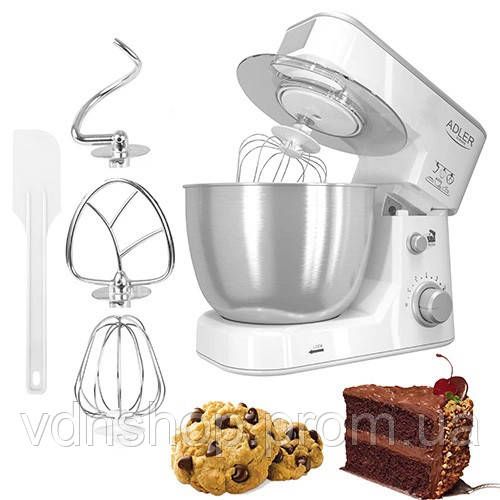 Кращі тістоміси для дому, Кухонний тістомісильник з насадками, Міксер кухонний стаціонарний RA-80