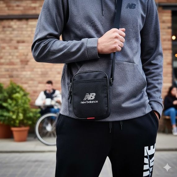 Барсетка чоловіча,компактна, вмістка, сумка через плече