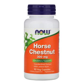Екстракт кінського каштана NOW Foods Horse Chestnut 300 mg 90 Veg Caps
