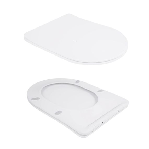 Унітаз підвісний Qtap Scorpio Ultra Quiet, з сидінням Slim Duroplast/ Soft-close/ Quick relase QT14332380ASW | Зображення 3