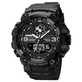 Тактичний наручний годинник SKMEI 1818BK, Чорний