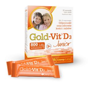 Витамин D для детей Olimp Gold Vit D3 junior 30 сашэ, малина