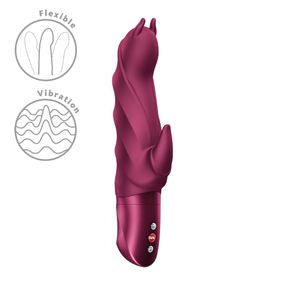 Вибратор Fun Factory Darling Devil Wine Red, Красный