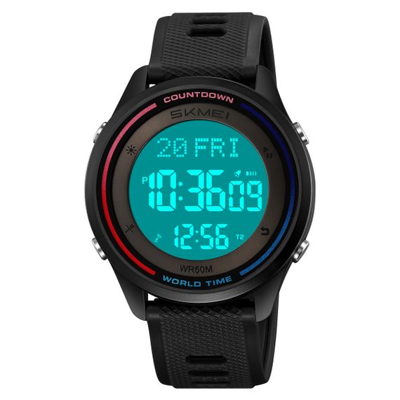 Спортивний чоловічий годинник Skmei 2348BKWT Black-White | Зображення 1
