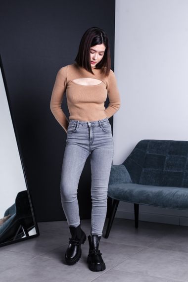 Ботинки женские Fashion Equus 3445 38 размер 245 см Черный | Зображення 9