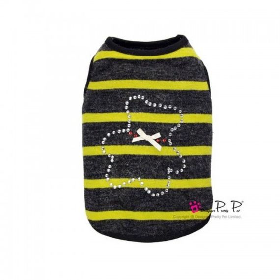 Толстовка для собак Pretty Pet "My bear" серый